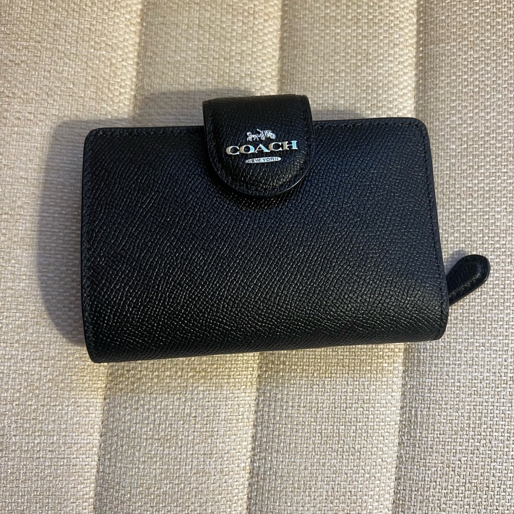 Coach Black Medium Wallet